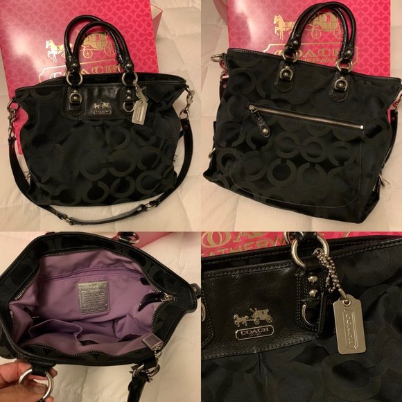 Coach - Julianne classic luxury cross body black satchel - Picture 3 of 4